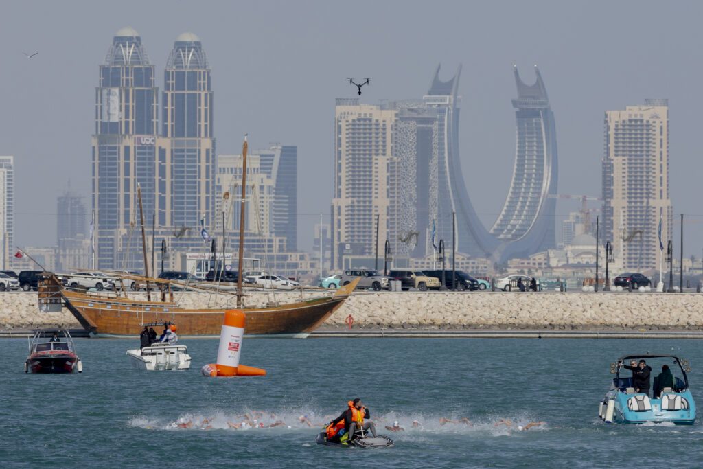 Blick auf den Alten Hafen von Doha, der eine tolle WM-Kulisse bot