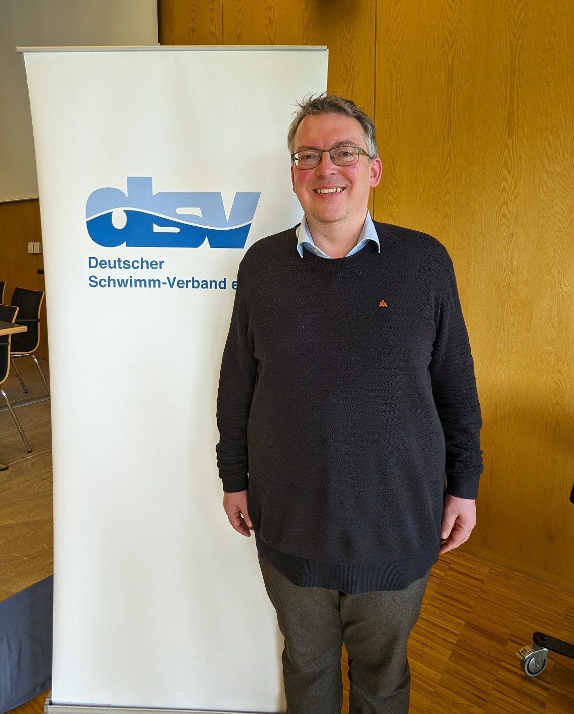 David Profit bei der DSV-Mitgliederversammlung 2024