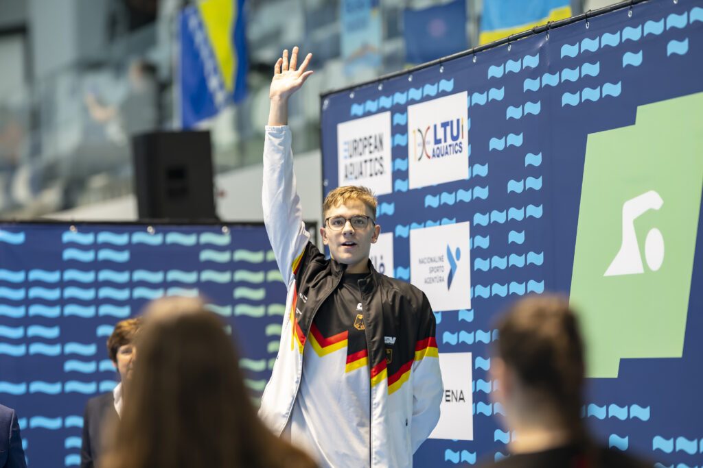 Johannes Liebmann gewann bei der JEM in Vilnius (LTU) vier Medaillen