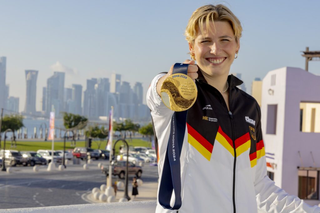 In Doha wurde Angelina Köhler erste deutsche Weltmeisterin seit Britta Steffen