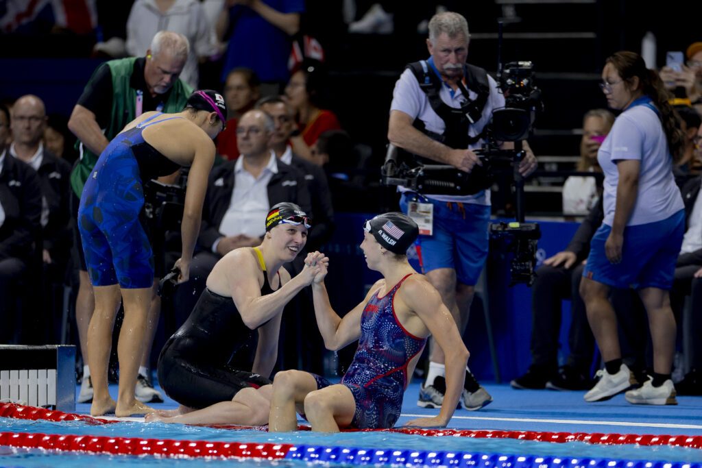 Angelina Köhler gratuliert US-Star Gretchen Walsh