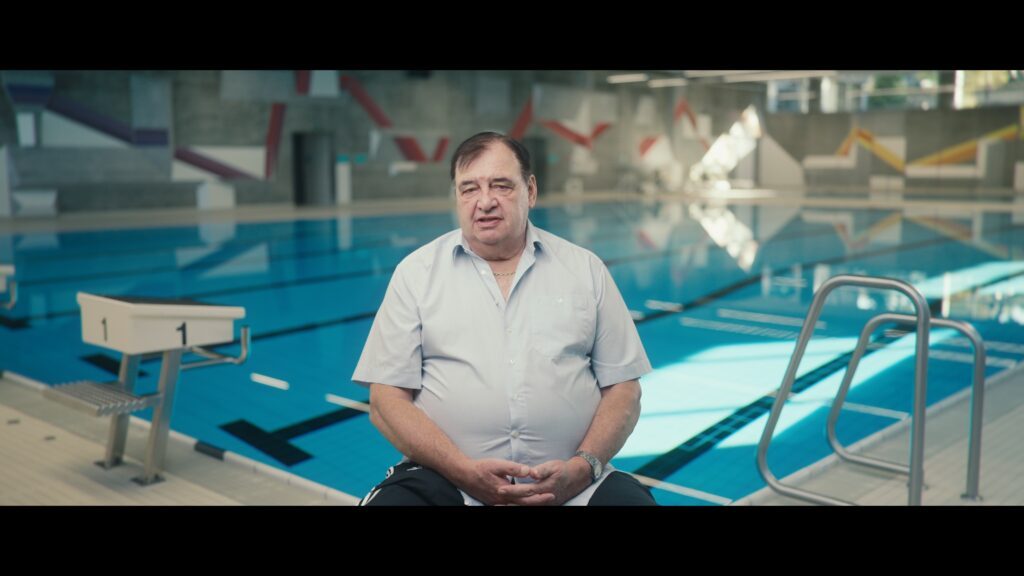 Axel Mitbauer am Beckenrand