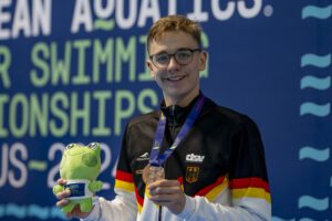 In Vilnius gewann Johannes Liebmann 2024 vier JEM-Medaillen