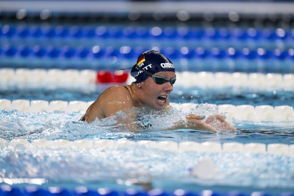 Bei den Paralympics in Paris belegte Verena Schott Platz fünf über 100m Brust. War dabei bereits im fünften Monat schwanger