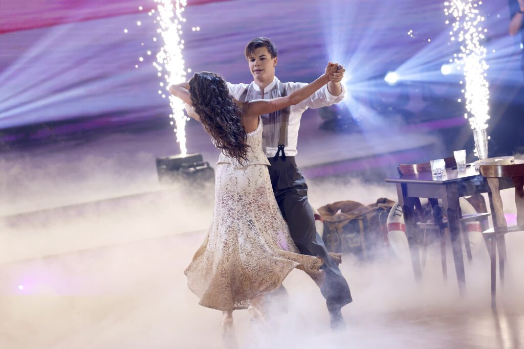 Para-Schwimmer Taliso Engel und Tänzerin Patricija Ionel im Finale der 18. Staffel der RTL-Tanzshow Lets Dance