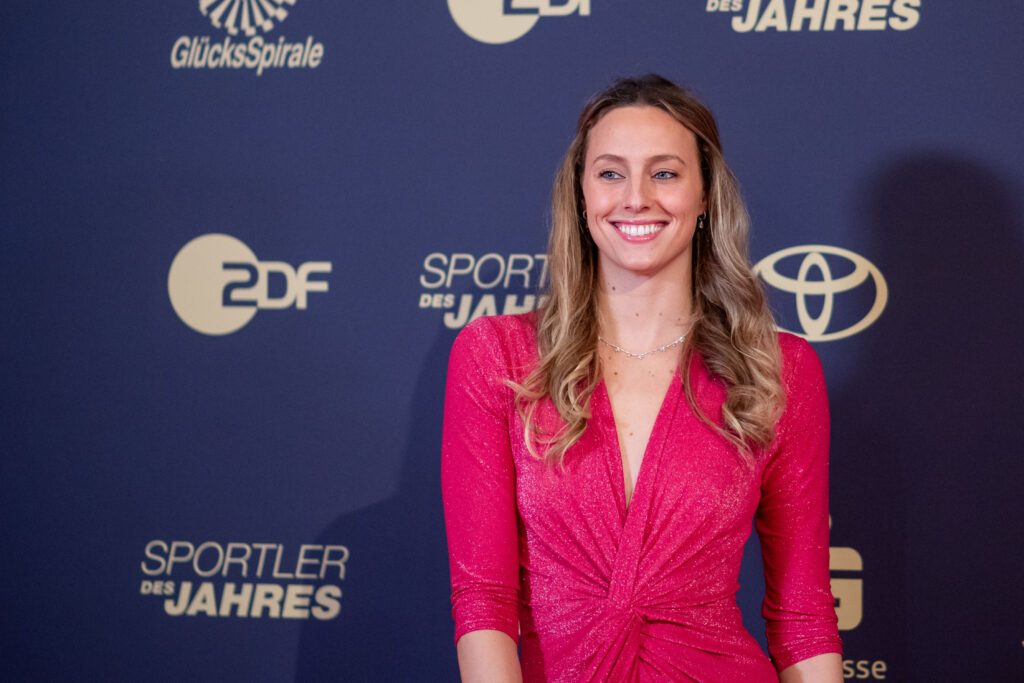 Welt und Europameisterin Leonie Beck bei einer Gala in Baden-Baden
