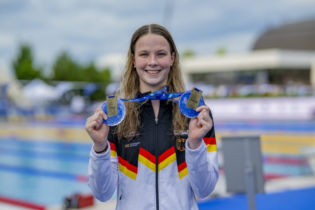 Doppeltes Gold für Maya Werner. Udn sie hat bei der U23-EM sogar noch eine dritte Siegchance