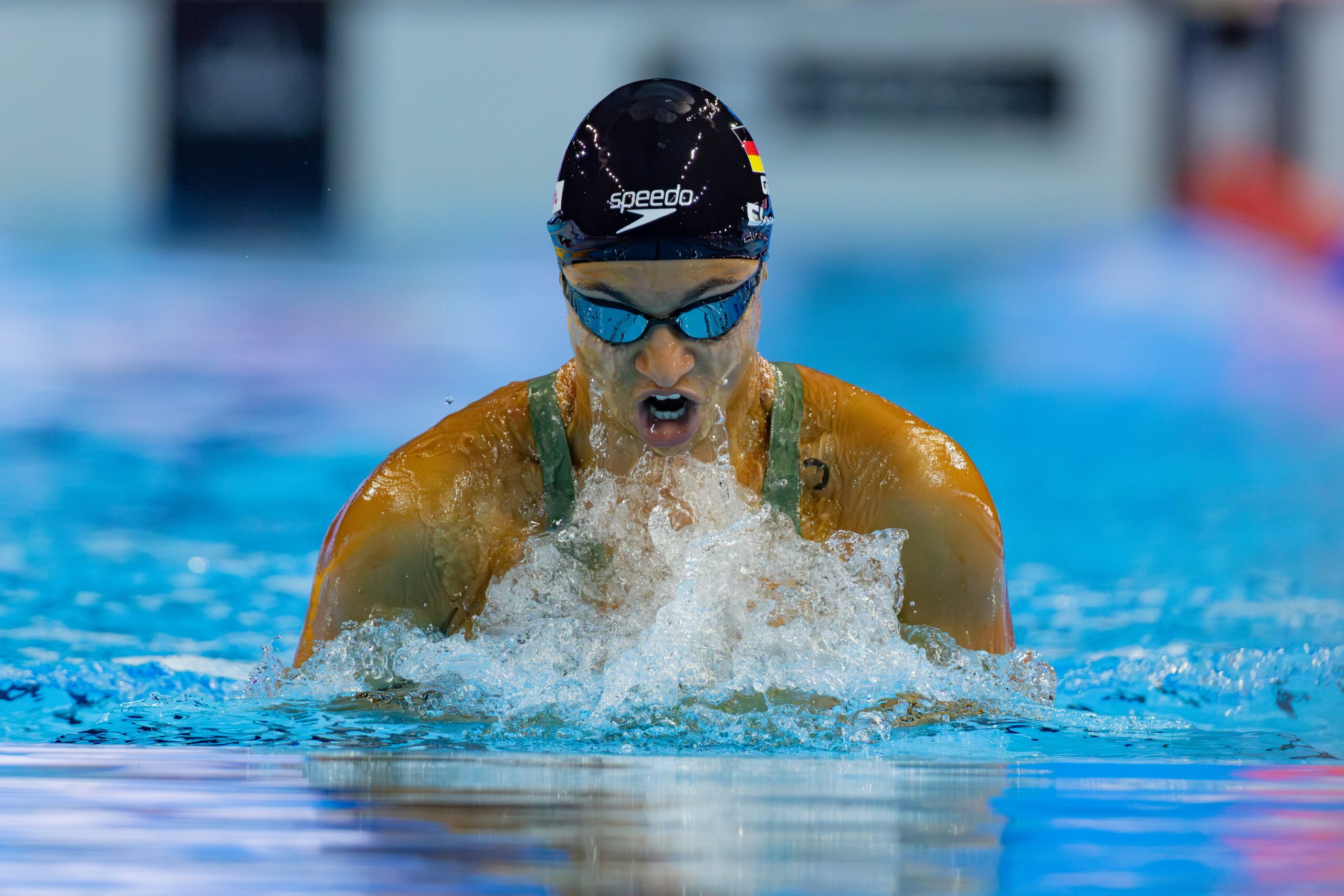 World Championships Arena, Singapur 31.7.2024: World Aquatics Championships Singapur 2025 - Schwimmen Vorlauefe Tag 5, Anna Elendt (Photo by JoKleindl)