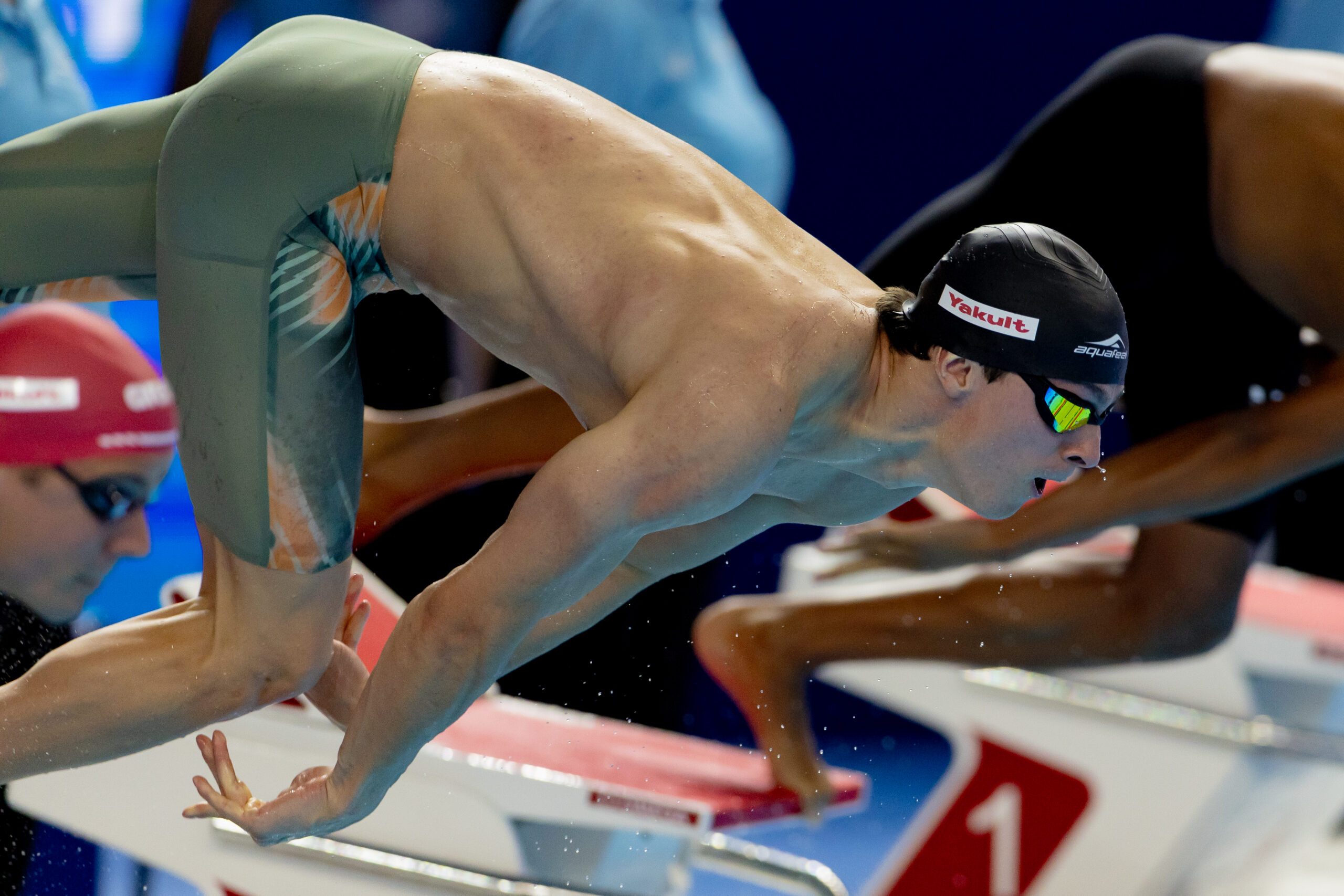 World Championships Arena, Singapur 27.7.2025: World Aquatics Championships Singapur 2025 - Schwimmen Vorlaeufe Tag 1, Luca Nik Armbruster (Photo by JoKleindl)