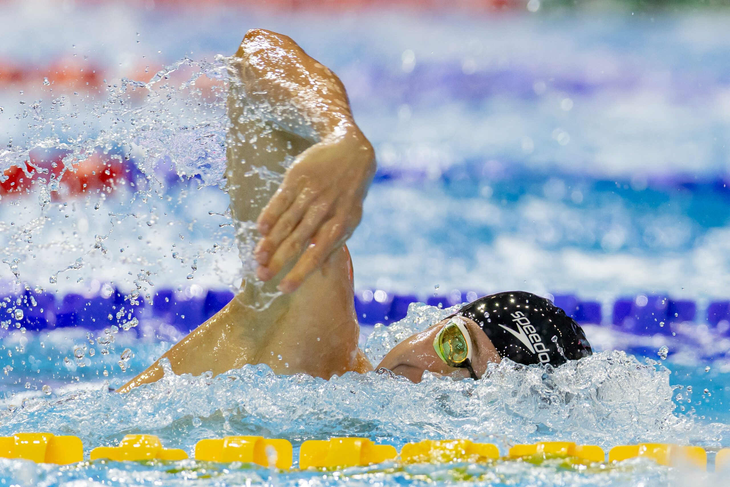 World Championships Arena, Singapur 27.7.2025: World Aquatics Championships Singapur 2025 - Schwimmen Vorlaeufe Tag 1, Oli Klemet (Photo by JoKleindl)