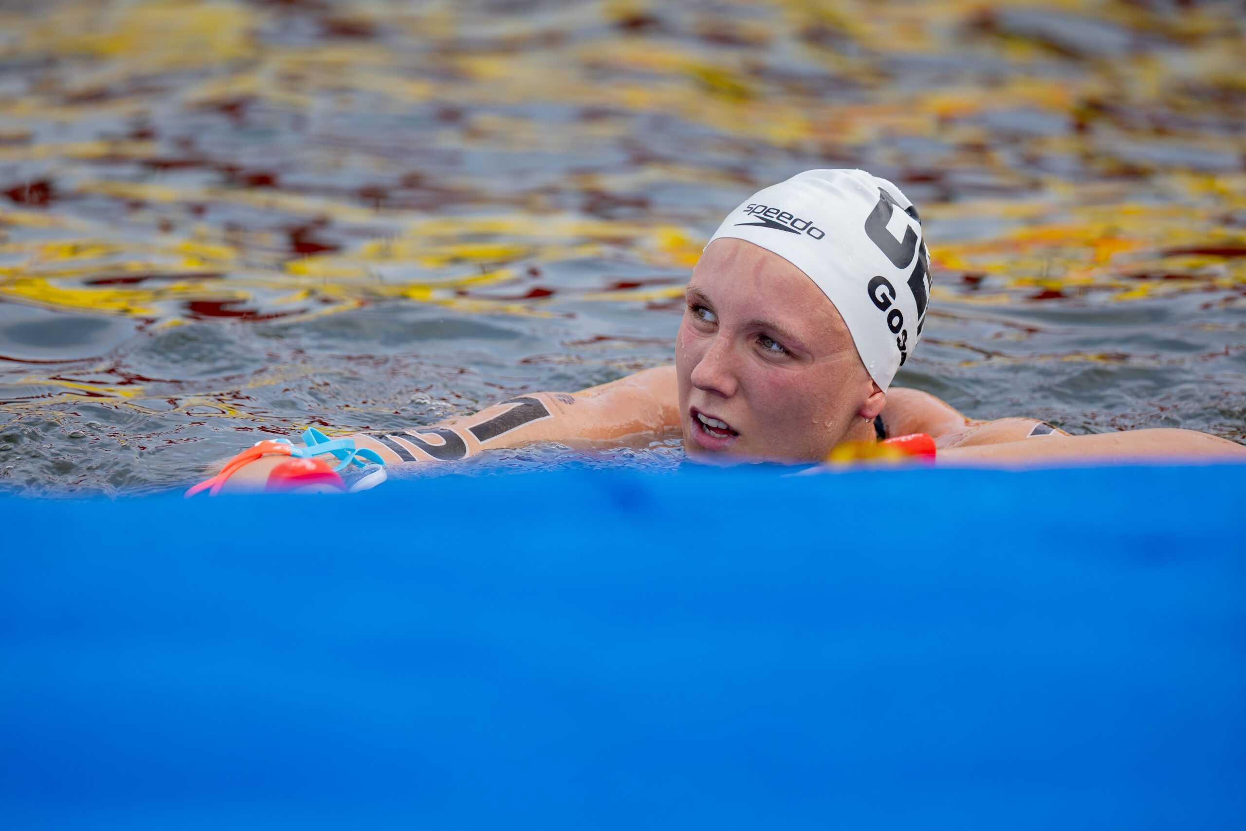 Isabel Gose nach dem 3km Knockout Sprint