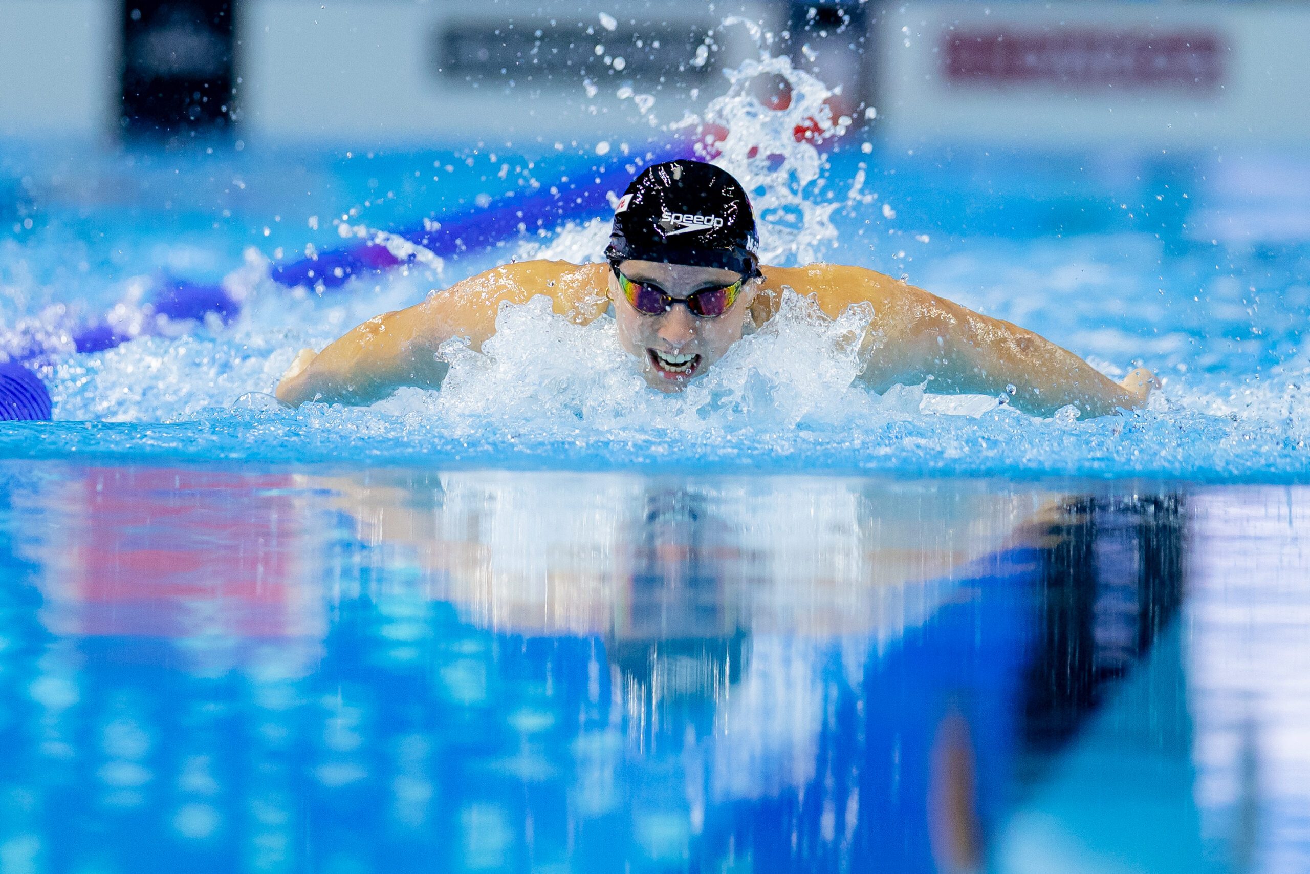 World Championships Arena, Singapur 28.7.2025: World Aquatics Championships Singapur 2025 - Schwimmen Schwimmen Finals Tag 2, Angelina Koehler (Photo by JoKleindl)