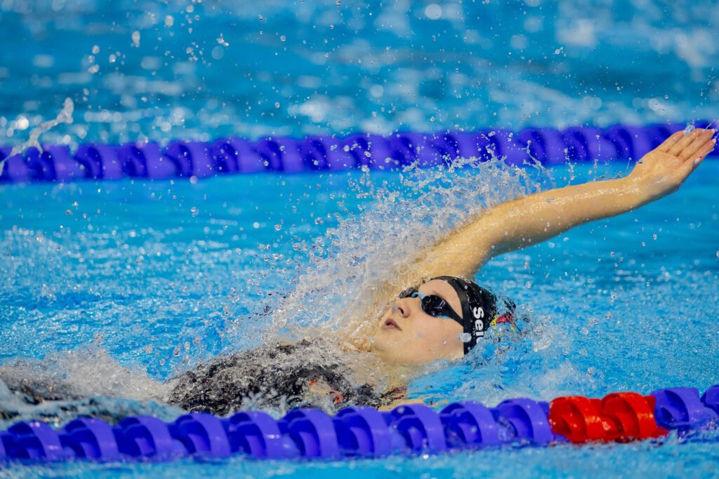 World Championships Arena, Singapur 2.8.2025: World Aquatics Championships Singapur 2025 - Schwimmen Finals Tag 7, Lise Seidel (Photo by JoKleindl)