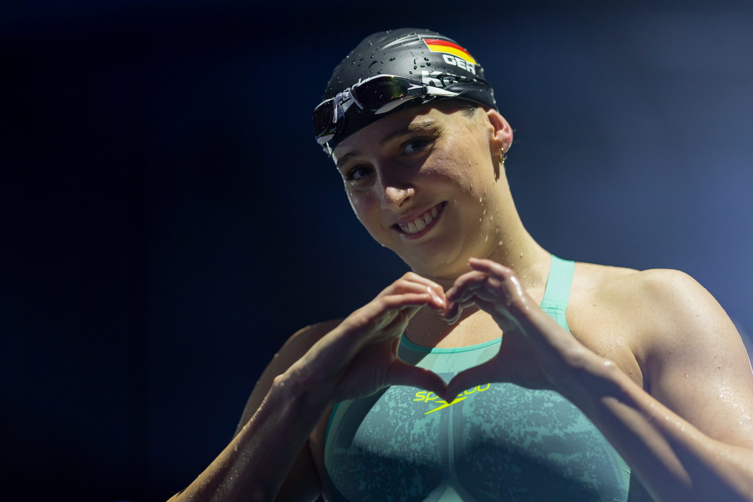 World Championships Arena, Singapur 1.8.2025: World Aquatics Championships Singapur 2025 - Schwimmen Finals Tag 6, Angelina Koehler (Photo by JoKleindl)