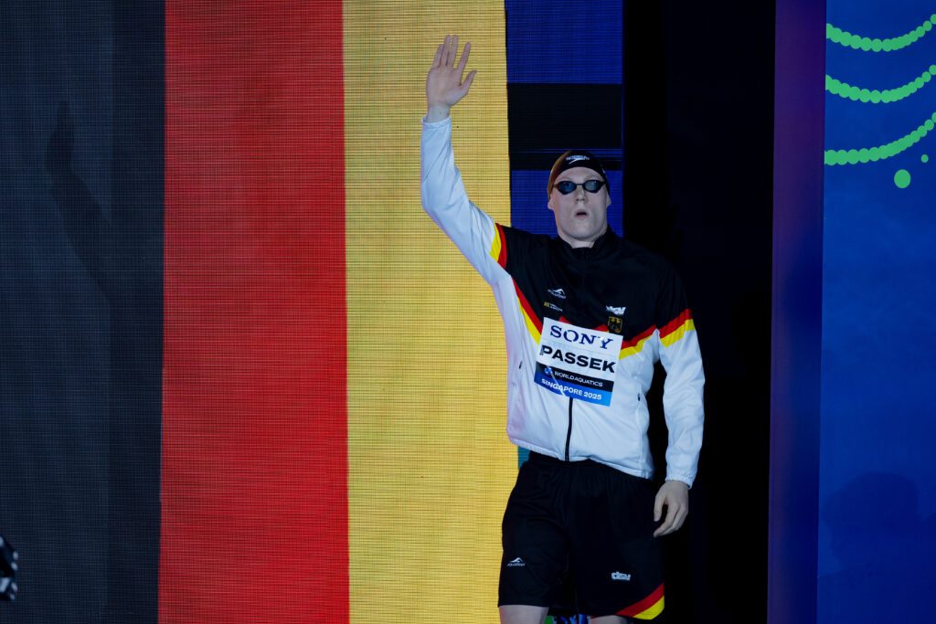 World Championships Arena, Singapur 2.8.2025: World Aquatics Championships Singapur 2025 - Schwimmen Finals Tag 7, Vicent Passek (Photo by JoKleindl)
