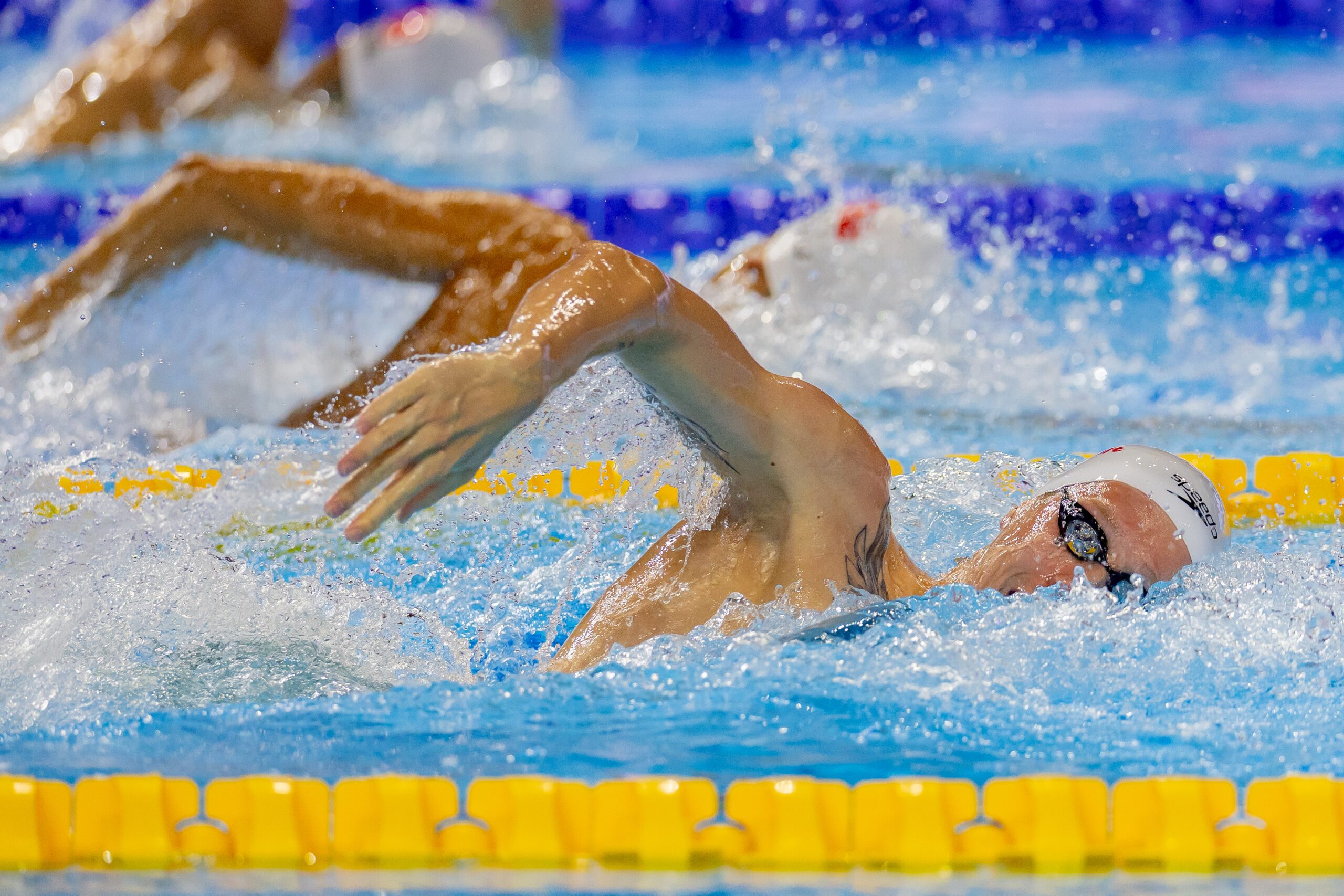 World Championships Arena, Singapur 2.8.2025: World Aquatics Championships Singapur 2025 - Schwimmen Vorlaeufe Tag 7, Florian Wellbrock (Photo by JoKleindl)