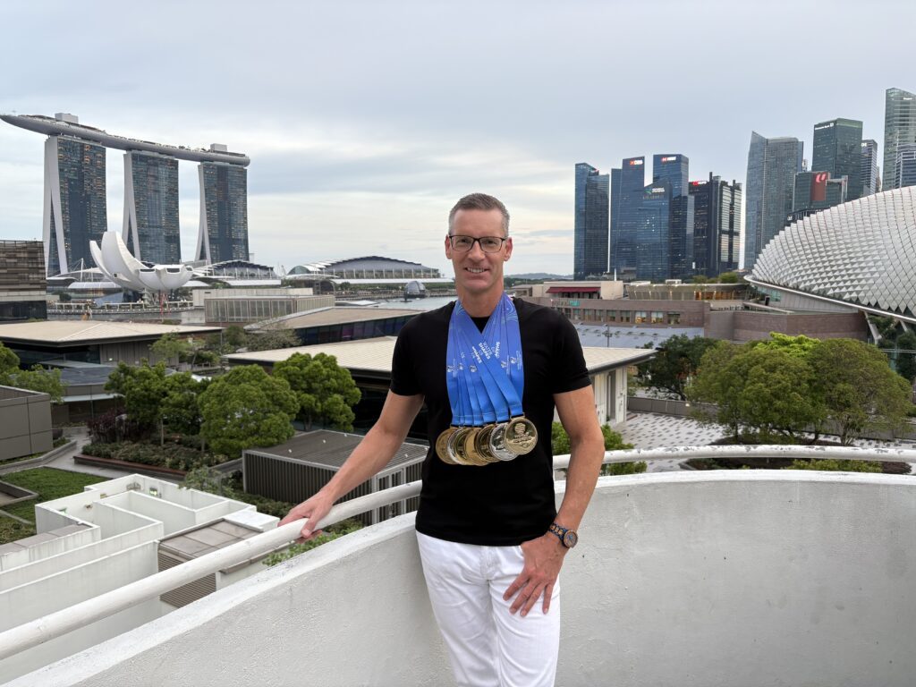 Frank Gruner räumte fünf WM-Titel ab in Singapur