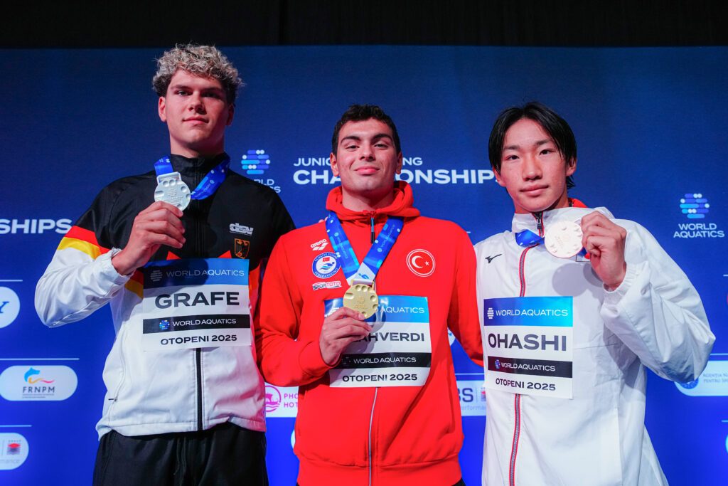 Stolz auf Silber: Jan Malte Gräfe gehört zu den besten Brustschwimmern der Welt im Juniorenbereich
