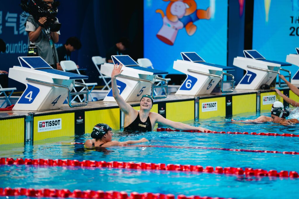 Nina Holt verbesserte über 100m Rescue Medley ihren eigenen Weltrekord