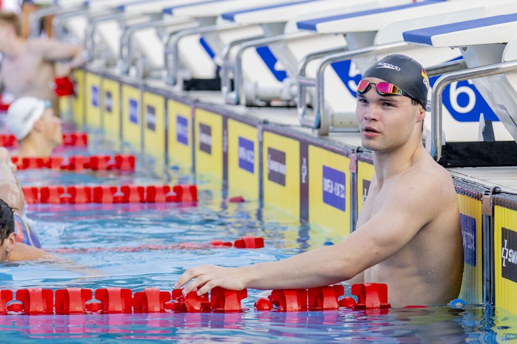 Sprinthoffnung: Larus Thiel aus dem Jahrgang 2009 bestreitet zwei WM-Rennen über die 50m-Distanz