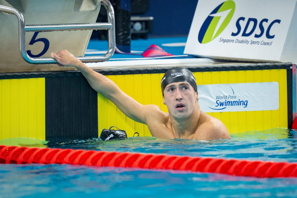 Malte Braunschweig ging mutig an, beim Anschlag fehlten nur wenige Hundertstel zur WM-Medaille