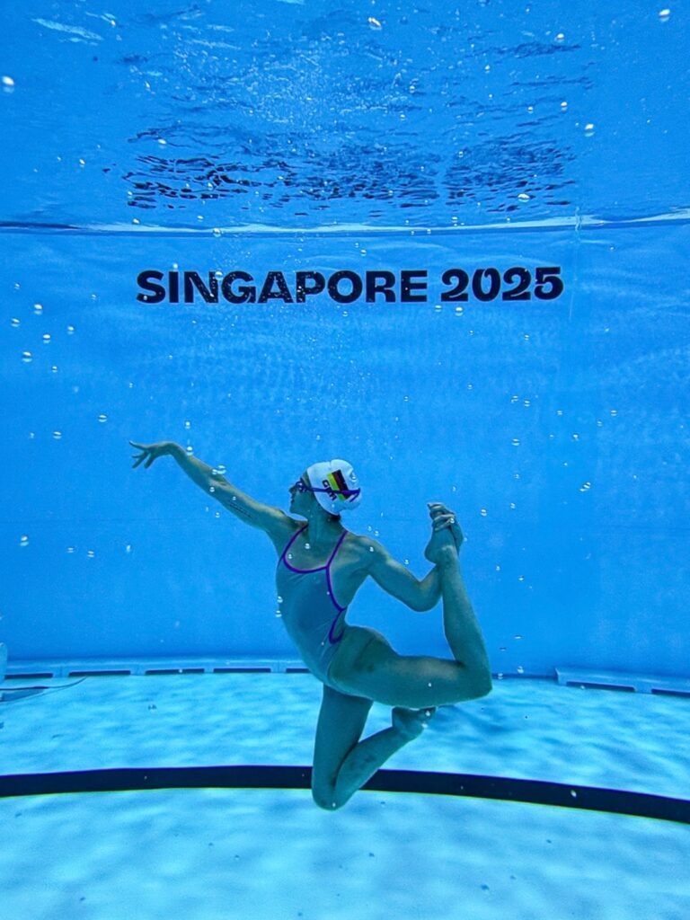 Soléne Guisard vertrat Deutschland bei der WM in Singapur im Teamwettbewerb