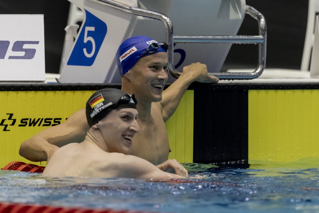 Jacob Heidtmann schwamm zusammen mit Lukas Märtens in der Nationalmannschaft