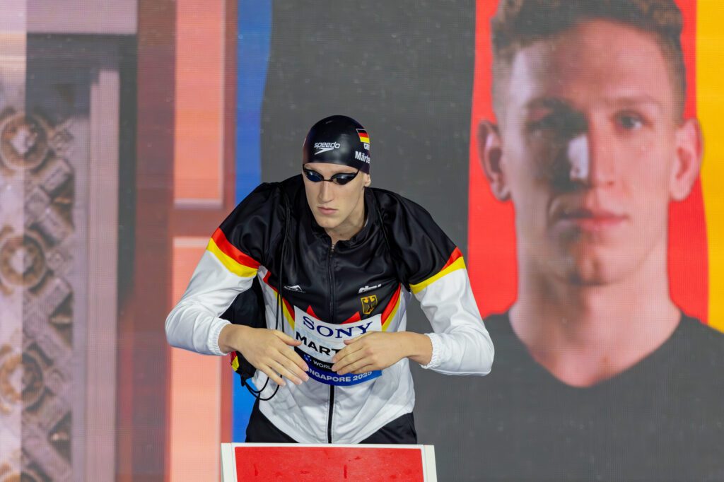 Lukas Märtens am Startblock