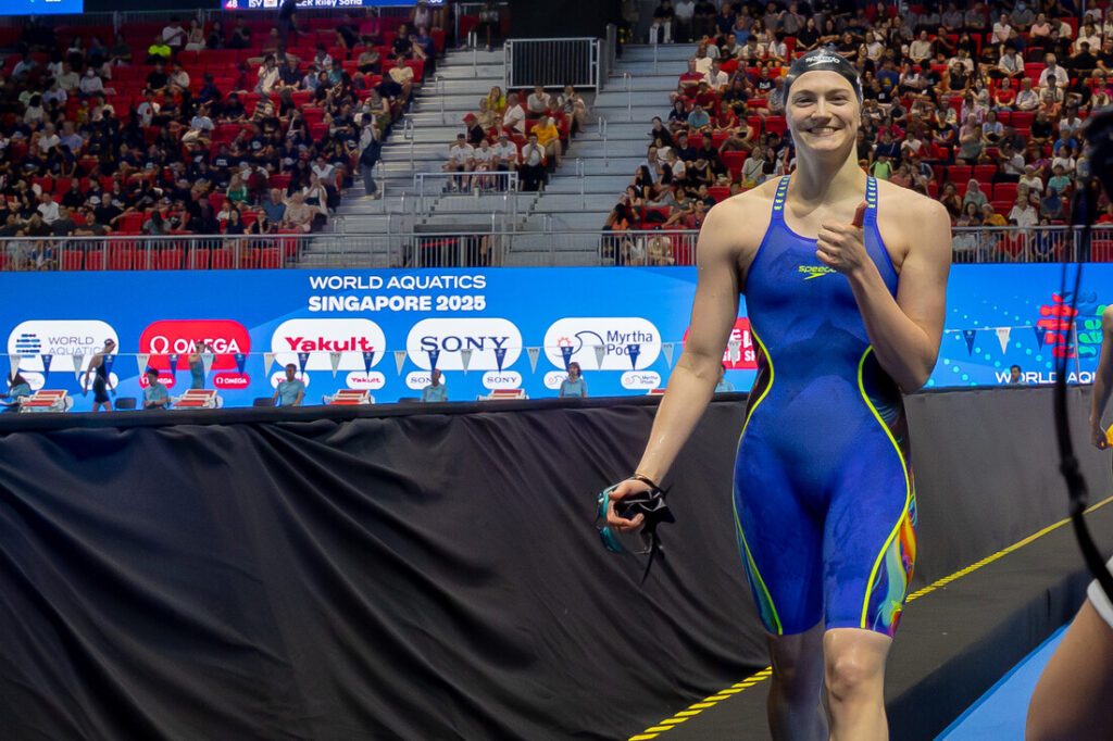 Sprinterin Nina Holt schwimmt Rekorde