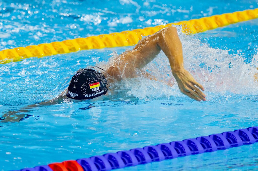 Josha Salchow möchte auch bei der EM in Paris schnell kraulen