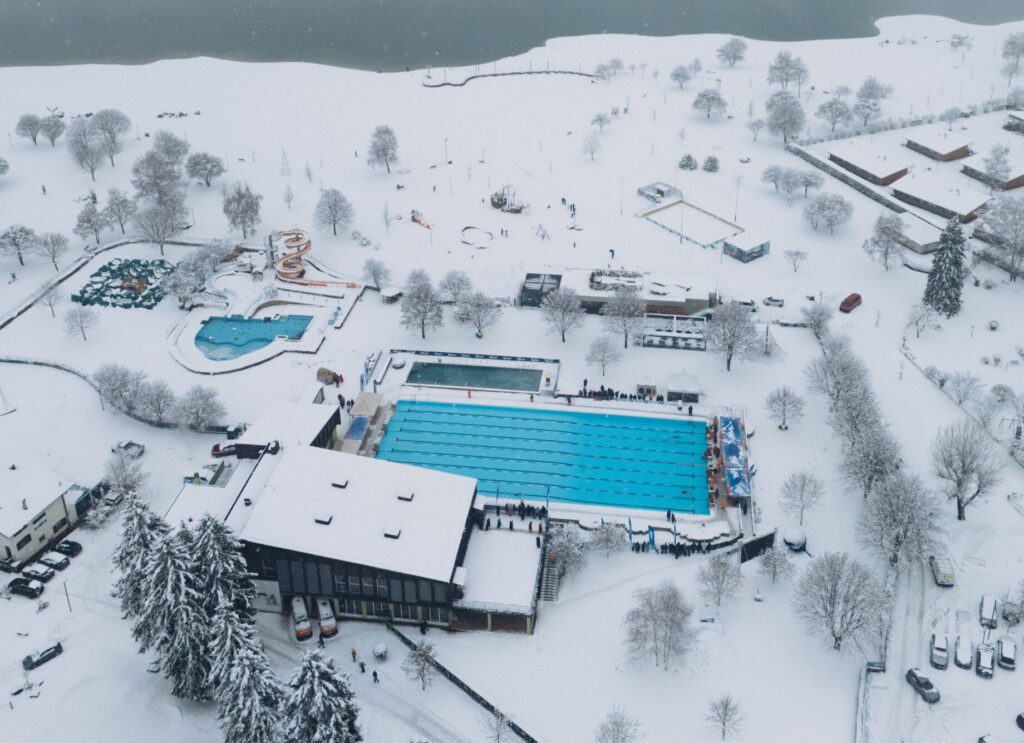 Eisschwimmen EM in Molveno