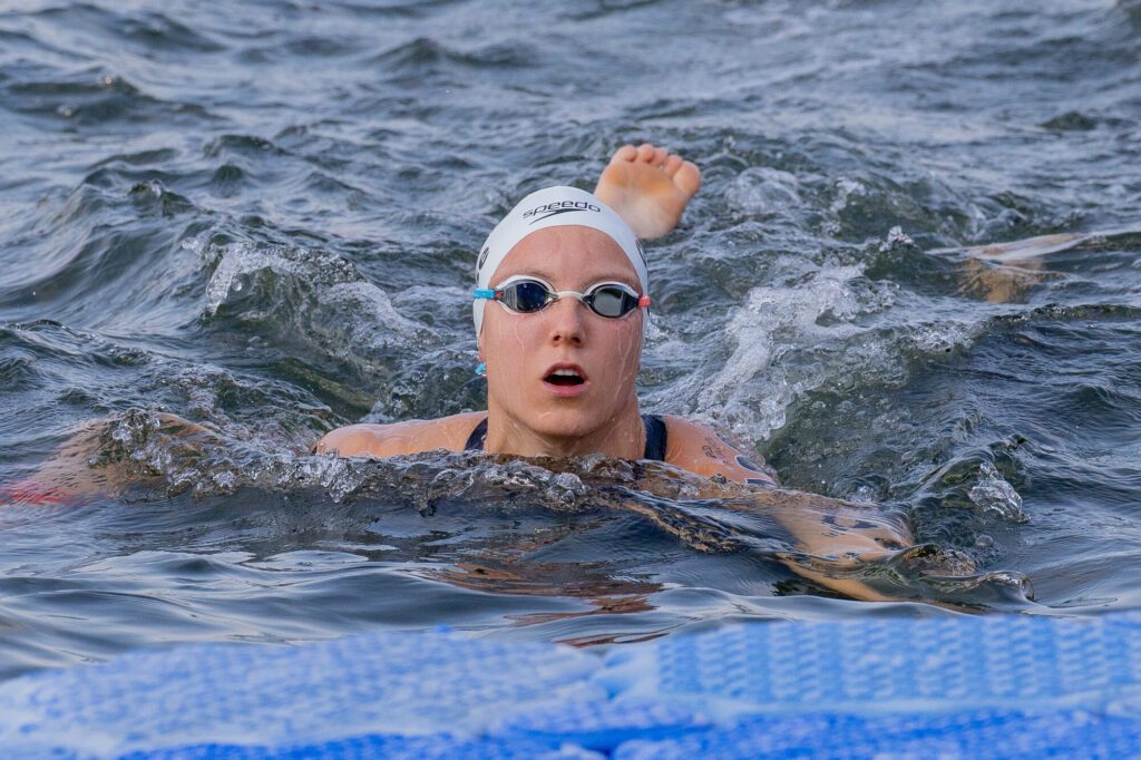 Isabel Gose wurde 2025 unter anderem Staffel-Weltmeisterin im Freiwasserschwimmen