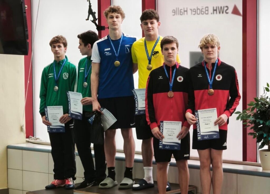 William Ackmann und Finn Awe siegten beim 3m-Synchronspringen