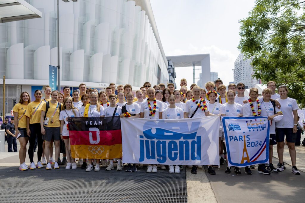 Schon bei Olympia 2024 war die DSV-Jugend vor Ort in Paris, traf dort auch die DSV-Stars