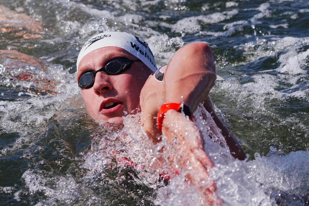 Florian Wellbrock hat das Feld von der Spitze aus im Blick