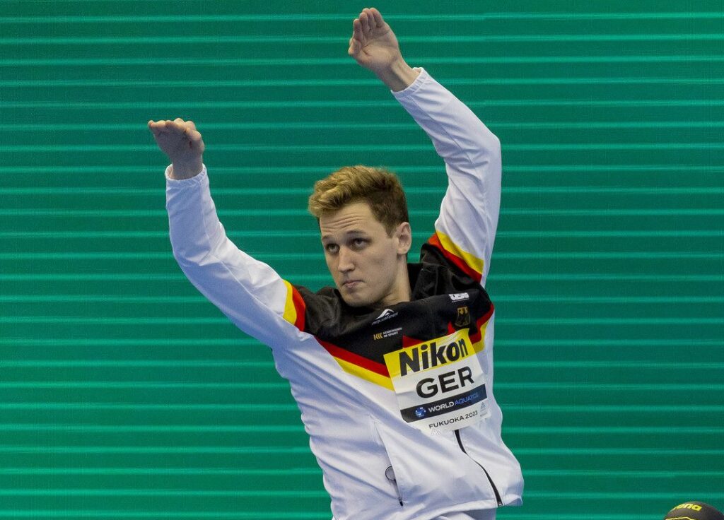 Timo Sorgius gehörte auch bei der WM 2023 in Japan zur DSV-Staffel