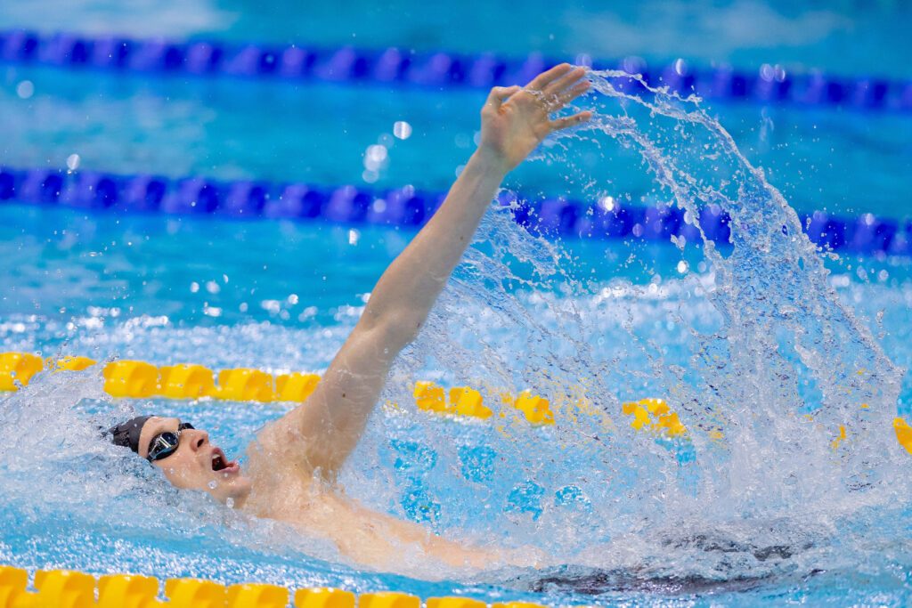 Cornelius Jahn war die schnellste Rückenschwimmer in den Vorläufen