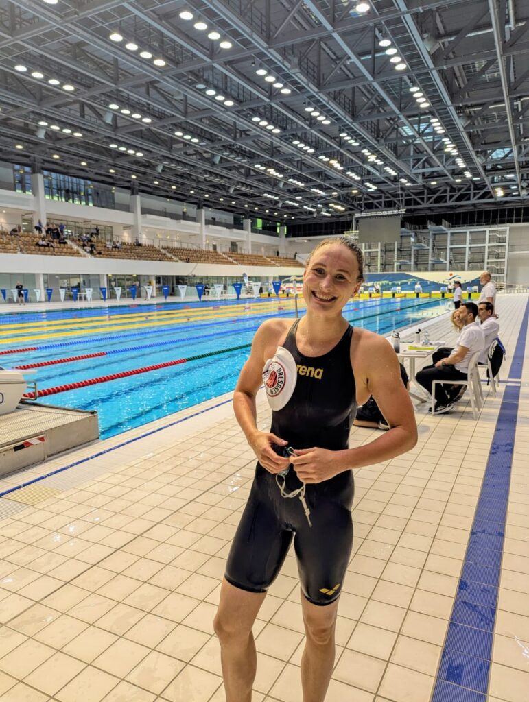 Maya Tobehn freut sich über ihre EM-Norm über 200m Freistil