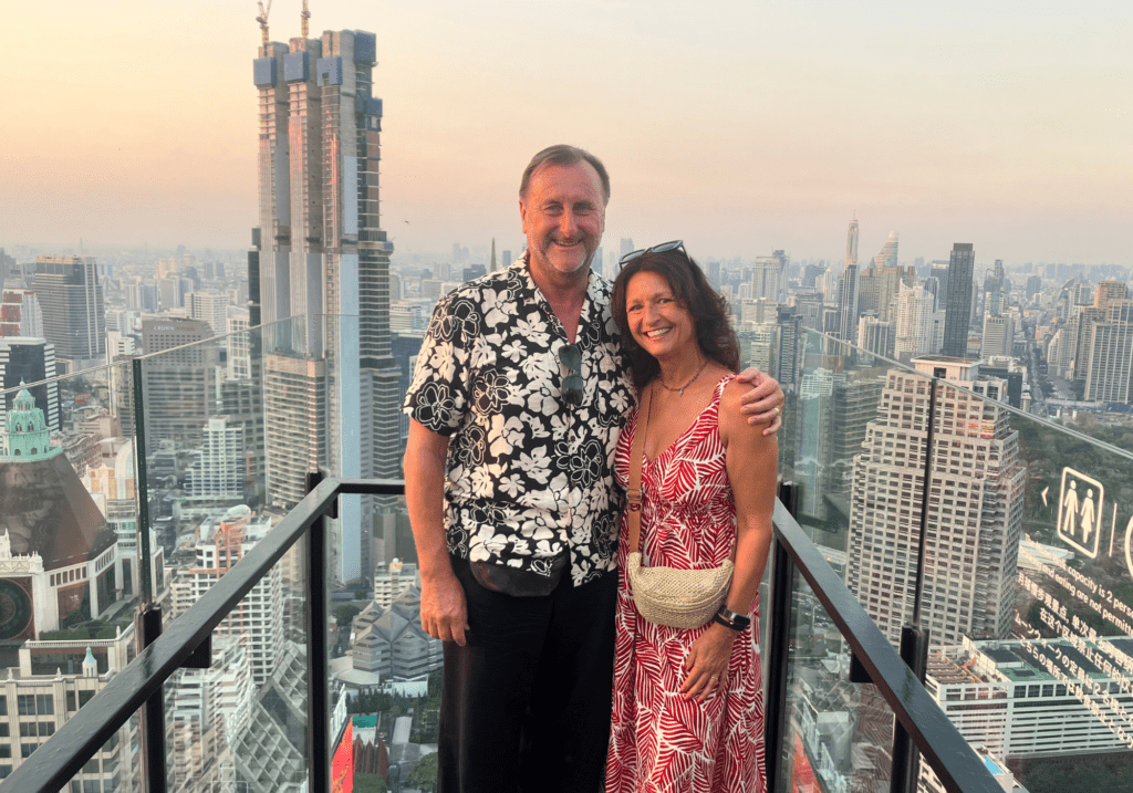 Ex-Wasserballer Uwe Sterzik mit seiner Frau