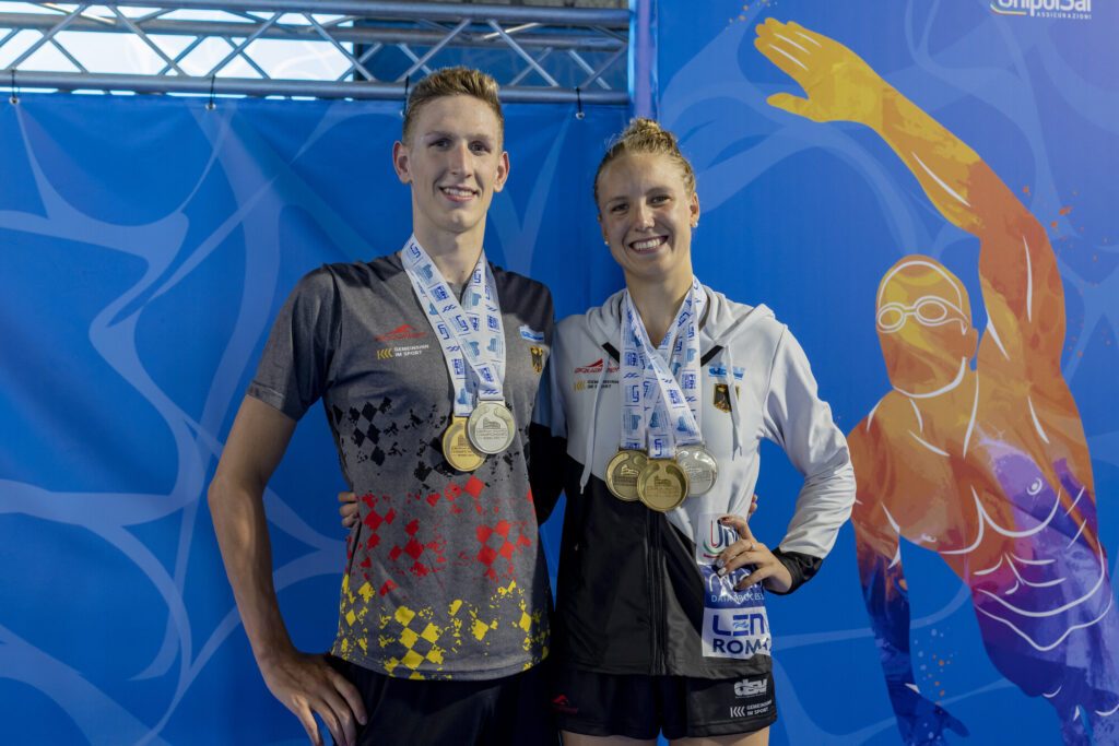 Isabel Gose und Lukas Märtens gewannen bei der EM 2022 ihre ersten internationalen Titel. In Paris zählen beide wieder zu den Favorit*innen
