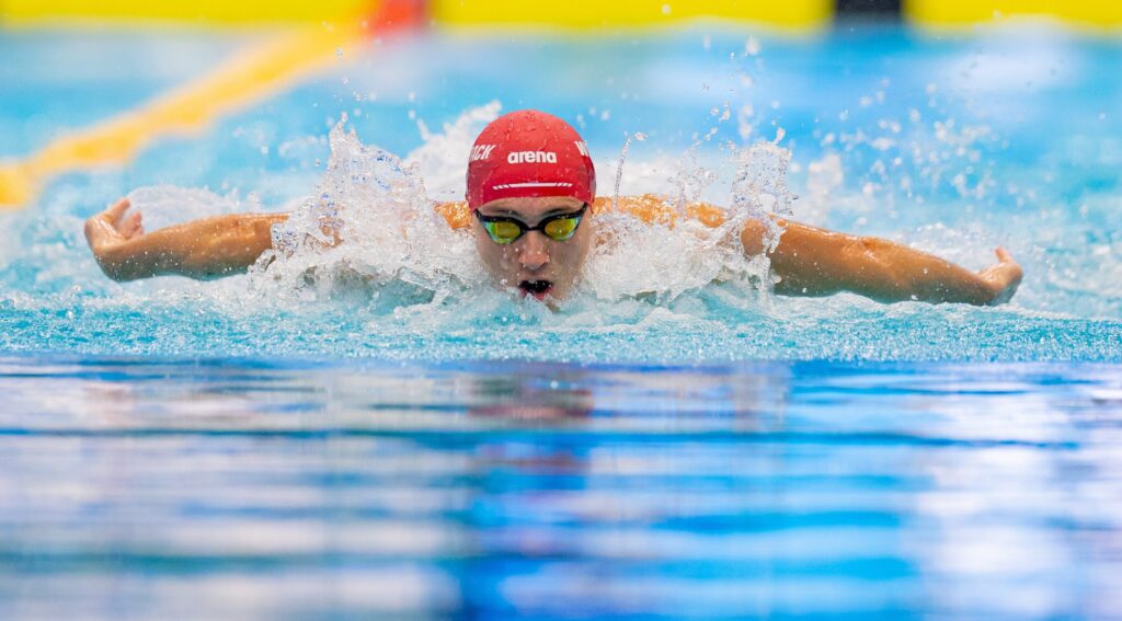 Kaii Liam Winkler schwimmt deutschen Rekord. Und damit fast eine Sekunde schneller als bei den Deutschen Meisterschaften im April