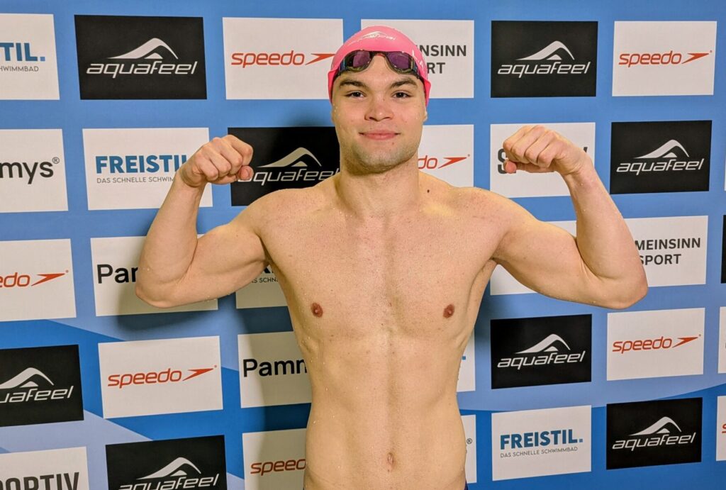 Larus Thiel ist Deutschlands schnellster Schmetterlings-Sprinter im Juniorenbereich