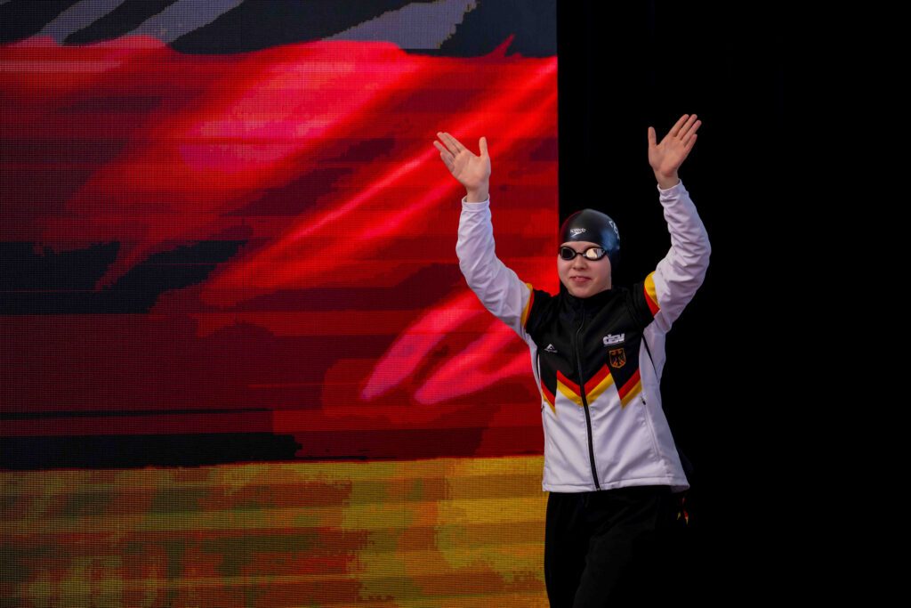Evelyn Wegrotzki wurde Sechste über 200m Schmetterling