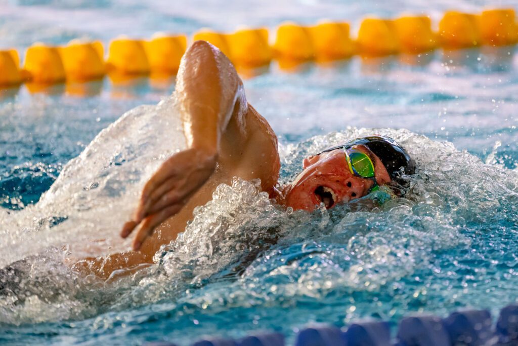 Moritz Erkmann schwamm beherzt zu einer neuen Bestzeit über 1500m Freistil