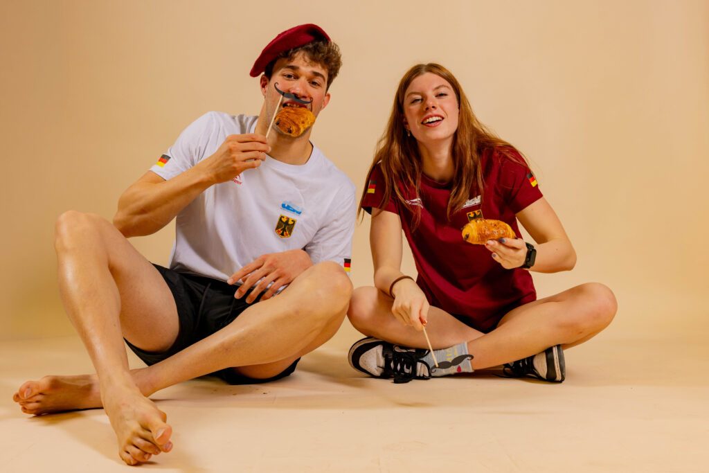 Ole Braunschweig und Yara Riefstahl freuen sich auf die französische Lebensart