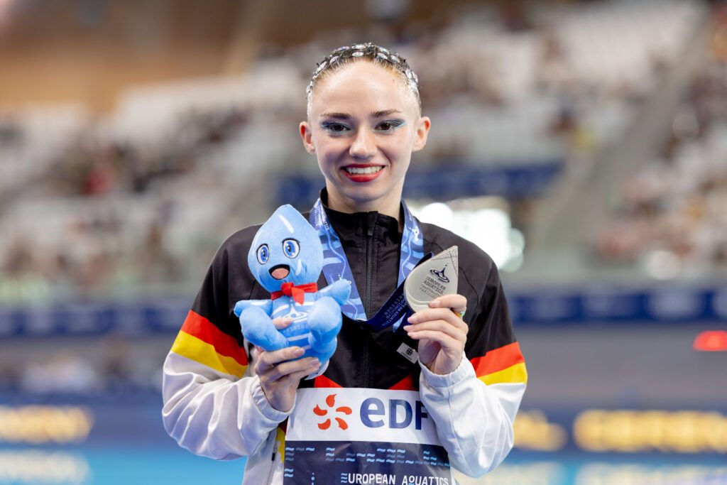 Wieder eine Medaille: Klara Bleyer freut sich über ihren EM-Erfolg in Paris