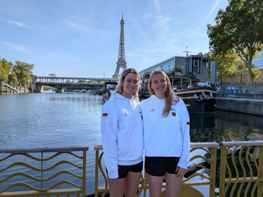 Fabienne Wenske und Julia Ackermann (r.) glänzen nach der EM in Paris auch in der neuen Saison international