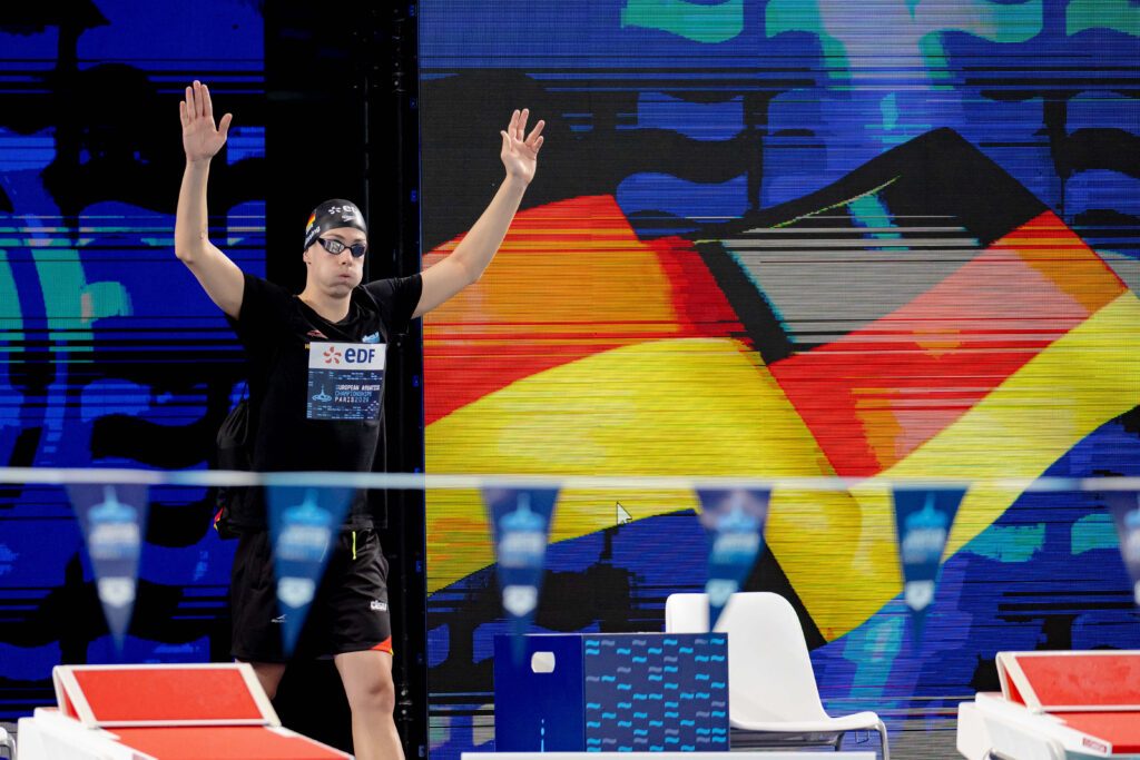Cedric Büssing beim Einlauf ins Pariser EM-Finale